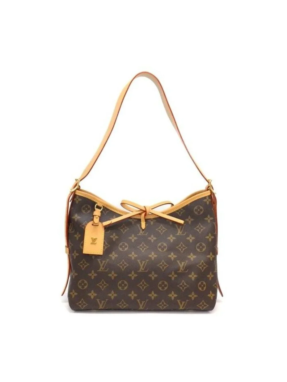 Louis Vuitton Shoulder Bag NM PM Monogram Canvas Leather Gold